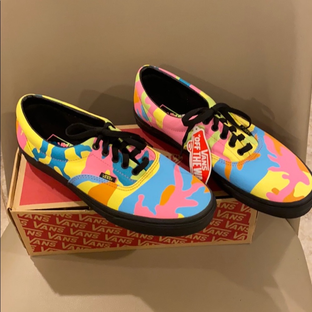 Brand new (limited edition) neon camp vans